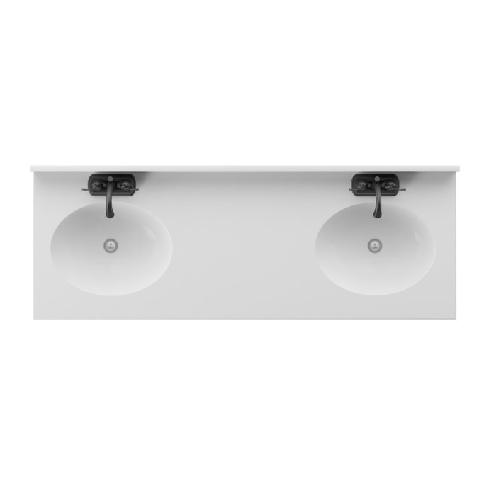 Sand & Stable Braylen 60'' Free Standing Double Bathroom Vanity with